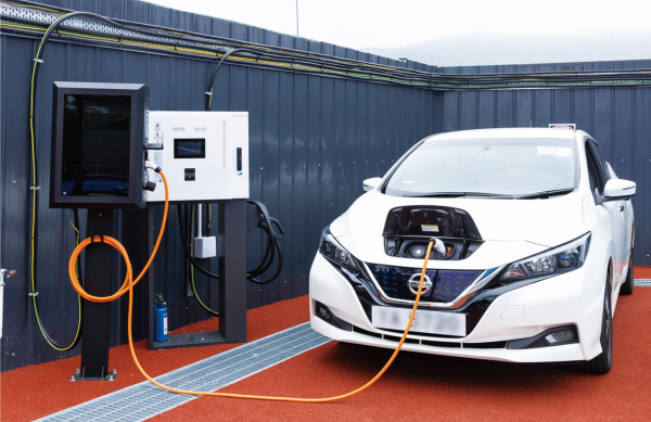 EV Charger powered by Hydrogen